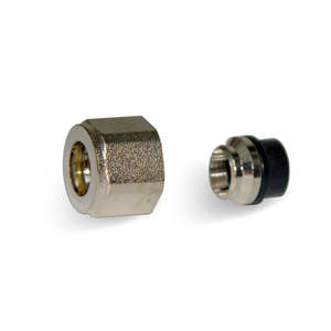 Adaptador Universal HM Brass CW617N de 1/2 Pulgada con Acabado Níquel/Cromo para Tuberías Multicapa y de Cobre - Product Image 3