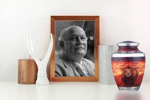 Urnes de crémation de lion pour les cendres humaines-Urnes décoratives, Urnes pour les cendres humaines Femme et homme, Urnes pour les cendres Funérailles féminines adultes - Product Image 3