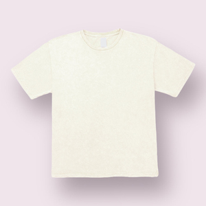 Sérigraphie Vêtements Lavés Mode T Shirt En Gros Sur Taille Blanc Boxy Fit Vintage Recadrée Boxy Fit Chemise - Product Image 2