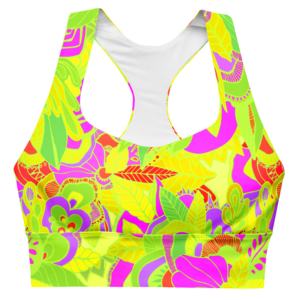 Soutien-gorge de sport personnalisé pour femmes, vente en gros, sublimation, haute qualité, respirant, course à pied, antichoc, fitness - Product Image 5
