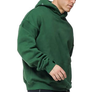 Sudadera con capucha y estampado de abullonado personalizado unisex, ropa de calle de invierno de algodón pesado, fabricante de ropa de hombre con logotipo teñido liso XL - Product Image 3