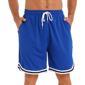 Short de basketball personnalisé pour hommes short de basketball en maille à séchage rapide brodé de logo personnalisé avec poche - Product Image 3