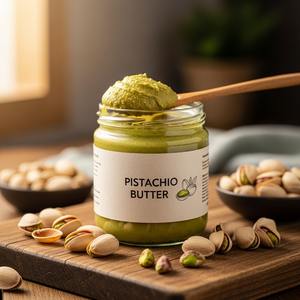 Mantequilla de pistacho cremosa fresca y orgánica rica en nutrientes y grasas saludables para fitness y estilos de vida activos - Product Image 5