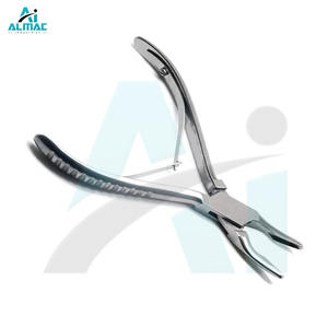 ALMAC Animal instrumento ortopédico sola articulación hueso morder fórceps cabeza recta hueso curvo Rongeur tijeras Olecranon alicates - Product Image 4