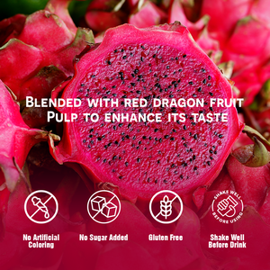 Botella de 500ml de etiqueta privada del fabricante 100% bebida de puré de fruta de dragón rojo sin azúcar añadido bebida de jugo de verduras de Vietnam - Product Image 2