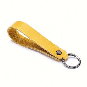 Wholesale Promotional Gift Strap Key Holder Custom Metal Luxury Colorful Pu <b>Leather</b> <b>Keychain</b> - Product Image 3
