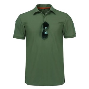 Vente en gros T-shirt polo pour hommes grande taille personnalisé Séchage rapide 100% T-shirts polo de golf en polyester biologique pour hommes - Product Image 6