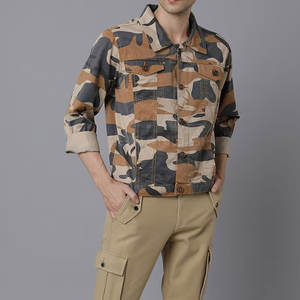 Chaqueta vaquera cómoda de nuevo diseño 2025 para hombre, servicios OEM, chaqueta vaquera de diseño personalizado de alta calidad para hombre - Product Image 5