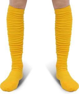 Lot de 1 2 chaussettes de football ultra longues en coton peigné avec support de cheville rembourré au genou pour jeunes/adultes Accessoires d'hiver - Product Image 1