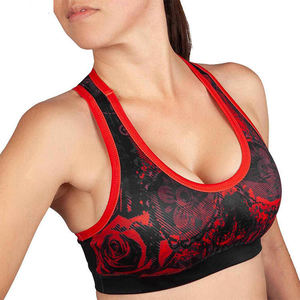 Sujetador deportivo de Yoga de alto soporte ligero transpirable para mujer Logo impreso personalizado Diseño sin costuras Spandex/Material de poliéster sólido - Product Image 2