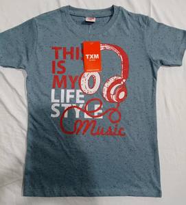 Nouveauté Ensemble garçon T-shirt personnalisable Look élégant Vêtement décontracté Motif imprimé Tricot doux 100% coton Séchage rapide - Product Image 2