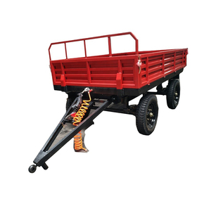 Machine agricole Petite remorque à benne basculante montée sur tracteur agricole Remorque à benne basculante 3 tonnes à vendre - Product Image 4