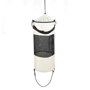 Excelente Bolsa de Malla Negra Resistente de Poliéster con Tres Bolsillos, Organizador de Carga con Ganchos, Bolsa de Malla Negra Fina con Tres Bolsillos - Product Image 4