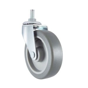 Roulettes filetées de 3 pouces avec roue pivotante pour meubles et équipements - Product Image 1