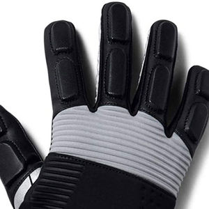 Gants de football américain respirants en polyester doux, antidérapants, sans silicone, sur mesure, faciles à porter, prix raisonnable - Product Image 6