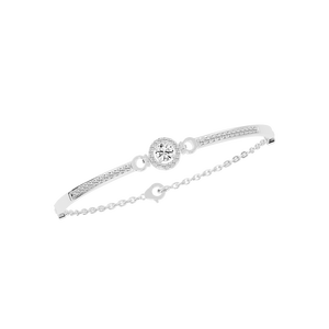 สร้อยข้อมือเพชรประกายคลาสสิก AILBR-151สำหรับผู้หญิงที่มีอยู่ในแพลตตินัมสีเหลืองสีขาวกุหลาบทอง - Product Image 4