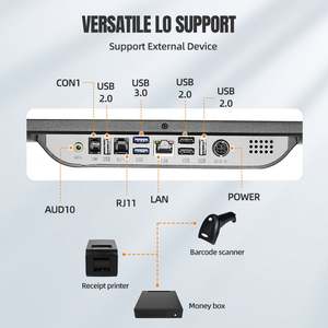 Imprimante intégrée, conception antistatique, écran LCD haute résolution, caisse enregistreuse, terminal de sortie de parking Android, compact - Product Image 6