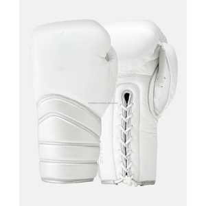 Guantes de Boxeo de Cuero con Logotipo Personalizado, Transpirables y Resistentes al Viento, para Hombres y Mujeres - Product Image 1