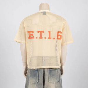 2024 mode Boxy recadrée Football t-shirt conception personnalisée vêtements de maison hommes Football maillot Sublimation impression Football américain porter - Product Image 2