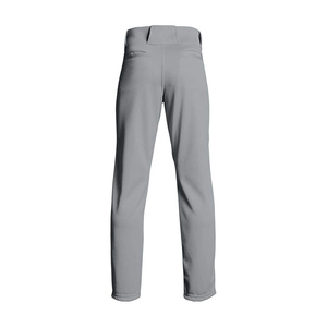 Conjunto de uniforme de béisbol en blanco al por mayor, Jersey y pantalones grises con botones completos, ropa de softball de equipo de malla duradera con logotipo cosido personalizado - Product Image 6