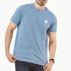 El mejor precio para camiseta con etiqueta personalizada para hombre Diseño único de alta calidad por un fabricante popular para primavera y verano - Product Image 1