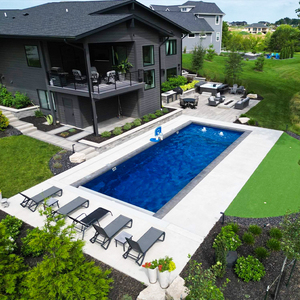 สระไฟเบอร์กลาสสำหรับสปากลางแจ้งในฤดูร้อน - Product Image 2