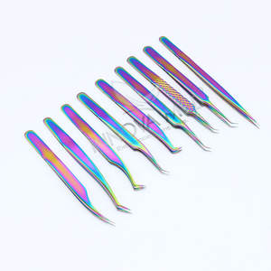 Nouvelles pinces à cils à volume accru très vendues, type pointu pour extensions de cils, en acier inoxydable, outil de beauté - Product Image 6