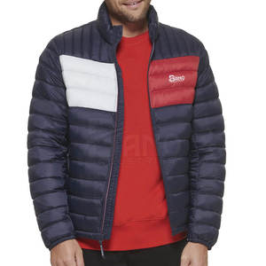 Chaqueta acolchada para hombre hecha en poliéster con logotipo personalizado al por mayor, chaqueta acolchada impermeable para uso en exteriores para hombre - Product Image 4