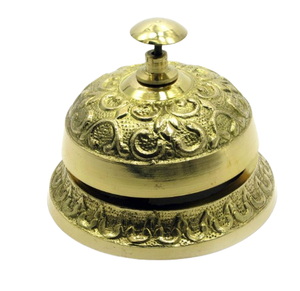 Cloche de table décorative de style antique avec gravure, cloche de table vintage pour hôtel, restaurant - Product Image 2