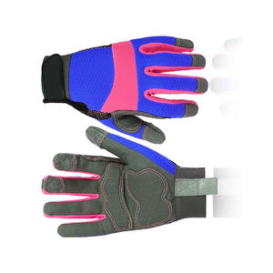 Guantes de trabajo personalizados de alta visibilidad reflectantes de alta calidad, guantes de seguridad de mejor rendimiento, los mejores guantes mecánicos a la venta - Product Image 2