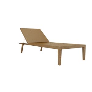 SUNLOUNGER WITHOUT ARMS <b>WITH</b> <b>CUSHION</b> (LCO/008/010) - Product Image 2