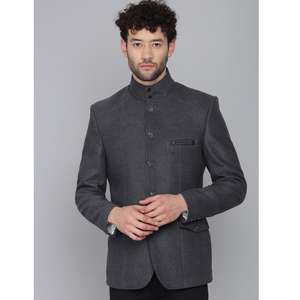 Indian Supplier Grey Mens Party Wear Blazer Slim Fit Formal Evening <b>Jacket</b> <b>for</b> <b>Wedding</b> Reception Available At Reasonable Price - Product Image 1