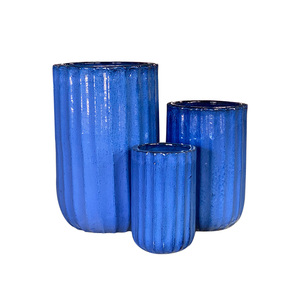 Maceta Grande de Cerámica Hecha a Mano con Acabado Brillante, OEM ODM, para Jardín Exterior, Paisajismo, con Orificio de Drenaje, Ecológica, para Villas y Hogares - Product Image 1