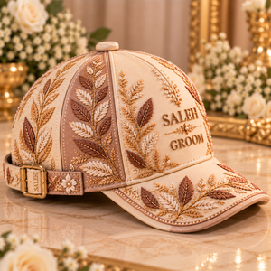 Casquettes de mariage personnalisées pour le marié, broderie personnalisée, chapeaux de mariage pour hommes, accessoires de cérémonie pour les demoiselles d'honneur - Product Image 3