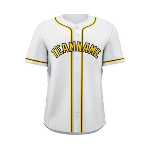 Maillot de baseball gris personnalisé en gros d'usine maillot de football professionnel vêtements de sport chemises à motifs vierges - Product Image 3