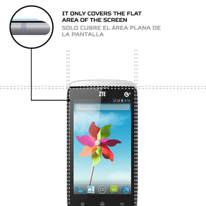 ANTISHOCK สำหรับ ZTE U809 ฟิล์มกันรอยหน้าจอ ฝาครอบโทรศัพท์มือถือที่ทนทานและดูดซับแรงกระแทก - Product Image 3