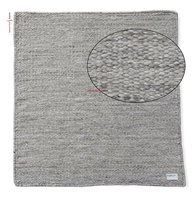 Tapis de sol écologique fait main en plastique recyclé, jute et polypropylène, géométrique, antidérapant, résistant aux taches, 9x12, petit tapis de zone