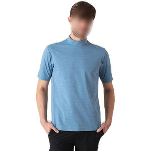 Fácil de usar Cómodo Haga su propio estilo Color sólido con precio razonable Ropa para adultos Camisetas de cuello simulado - Product Image 1