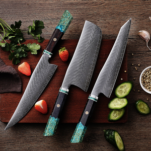 Vente en gros de couteaux de cuisine de chef PRESTIGE BLADES en Damas, de haute qualité, personnalisés, service OEM ODM, ambidextres, compatibles lave-vaisselle - Product Image 5