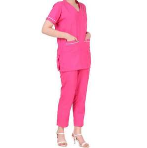 ANNO Resistente ESD Scrubs Uniforme de enfermera Uniforme Personalizado Colores sólidos Elegante Uniforme cómodo para mujeres - Product Image 2