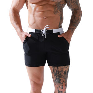 Short de surf en polyester et nylon pour homme avec impression numérique Short de planche à séchage rapide de haute qualité Short en tissu respirant - Product Image 4