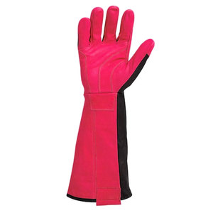 Gants de soudage en cuir Vente en gros Cuir de vache fendu Fabrication d'usine Gants de soudage de sécurité de haute qualité - Product Image 4