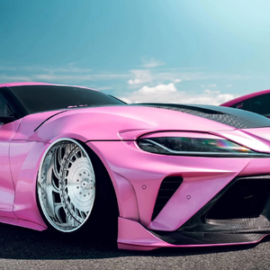 Vinilo para Automóviles Color Rosa Metálico Brillante, Tipo PET - Product Image 4