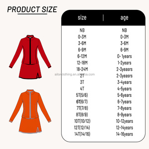Girls Two Piece Activewear Set <b>Long</b> Sleeve full zip Jacket and <b>Skort</b> with built in Shorts Kids Sportswear - Product Image 5
