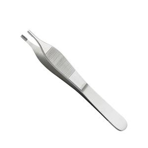 Pinzas Adson Brown 7x7 Dientes 15cm Acero Inoxidable Reutilizables Juego de Instrumentos Manuales - Product Image 2