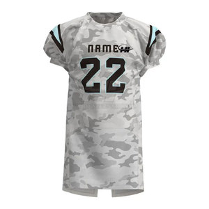 Uniforme de Fútbol Americano Personalizado de Alta Calidad, Transpirable, 100% Poliéster, con Logotipo Personalizado, Ropa de Equipo, Impresión Digital, OEM - Product Image 2