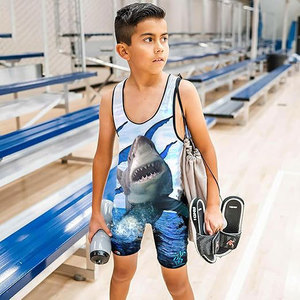 บอดี้สูทเสื้อกล้ามนักมวยปล้ำแบบระเหิดสำหรับผู้ชายและผู้หญิง - Product Image 3