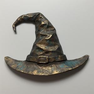 Unique patina aluminium pumpkin lantern, hollow carved detailing with artisan design, offering timeless <b>Halloween</b> seasonal - Product Image 3