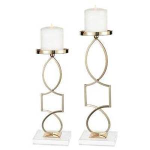 Élégant porte-bougie chauffe-plat en fer forgé artisanal avec découpes décoratives modernes pour un style intérieur sophistiqué - Product Image 2