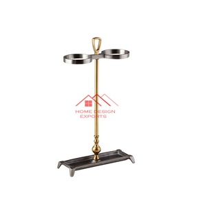 <b>Stand</b> for Home Hotel and Restaurants Decor Use Glossy Golden Finished <b>Metal</b> <b>Umbrella</b> - Product Image 3